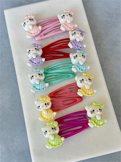 Hello Kitty Detaylı Çıtçıt Toka