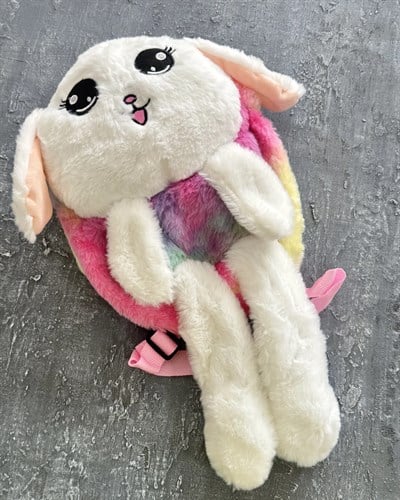 Işıklı Kulakları Hareketli Tavşan Çanta