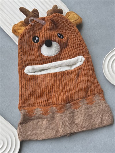 Kahve Geyik Balaclava