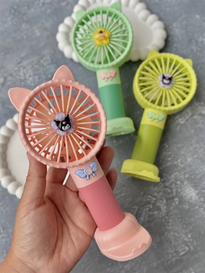 Kuromi Telefon Tutma Özellikli El Fanı