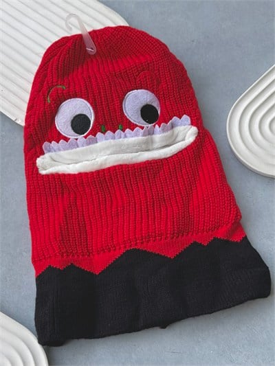 Kırmızı Dinozor Balaclava