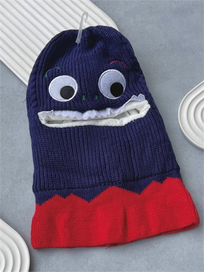 Lacivert Dinozor Balaclava