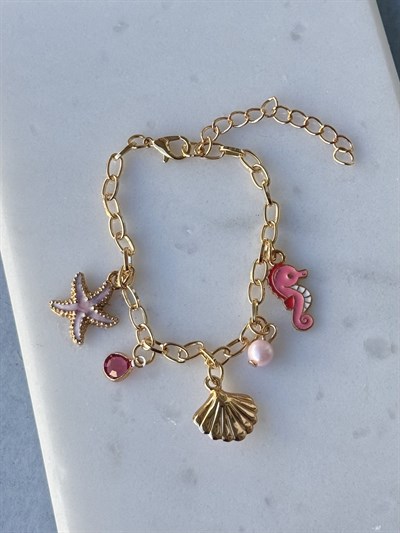 Sallantılı Deniz Temalı Charm Bileklik