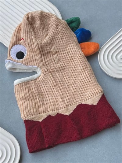 Krem Dinozor Balaclava