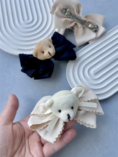 Teddy Detaylı Kurdele Otomatik Toka