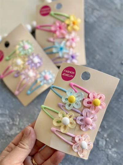 5li Çiçekli Çıtçıt Set