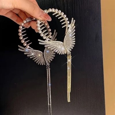 Taş Sallantılı Kanat  Topuz Tokası