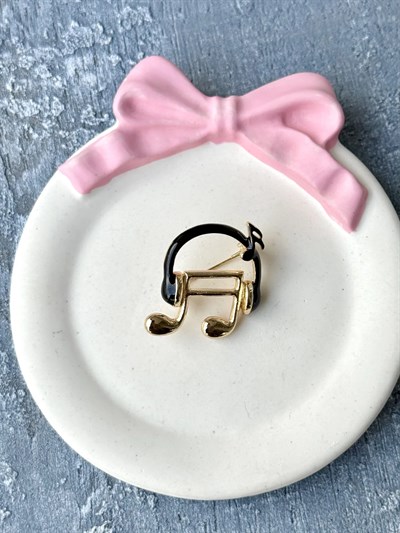 Notalı Müzik Broş
