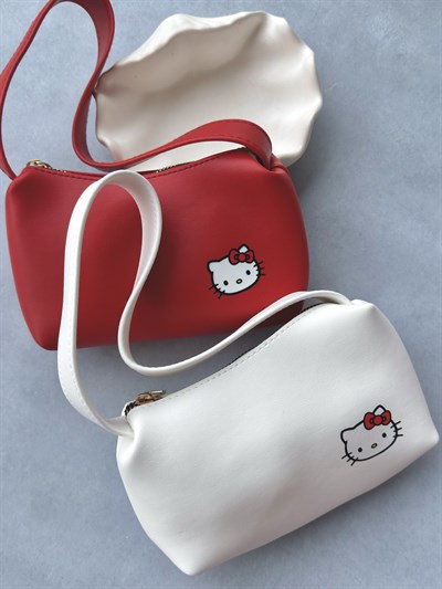 Hello Kitty Desenli Askılı Çanta