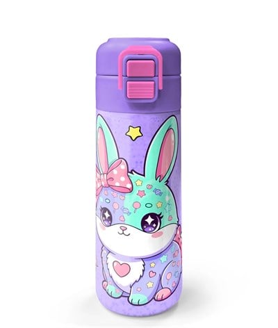 Coral High Tavşan Desenli 500 Ml Çelik Suluk