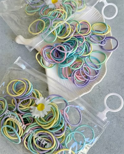 Cüzdanlı Soft Renkli Lastik