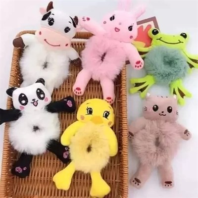 Peluş Topuz Tokası
