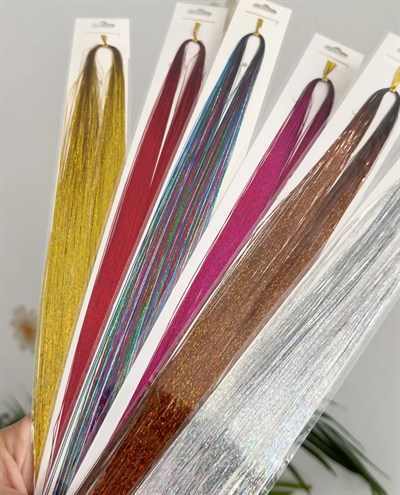 Parıltılı Saç İpi Tinsel