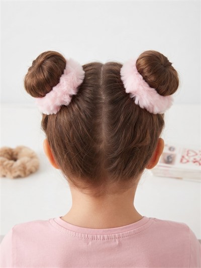 Tüylü Peluş Simit Toka