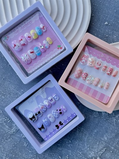 3 Boyutlu Kuromi My Melody Yapışkanlı Tırnak