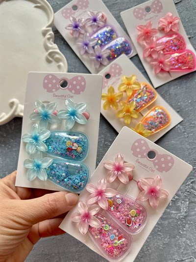 Lotus Şeffaf Çıtçıt Lastik Set