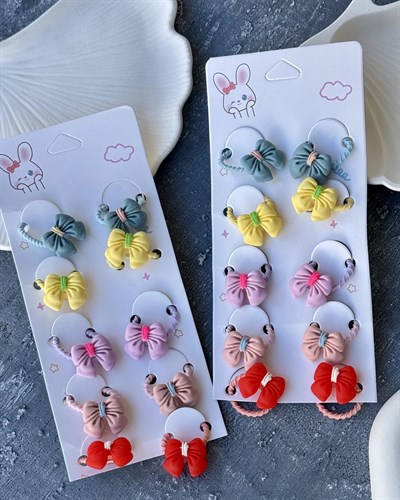 5 Çift Kurdele Lastik Set