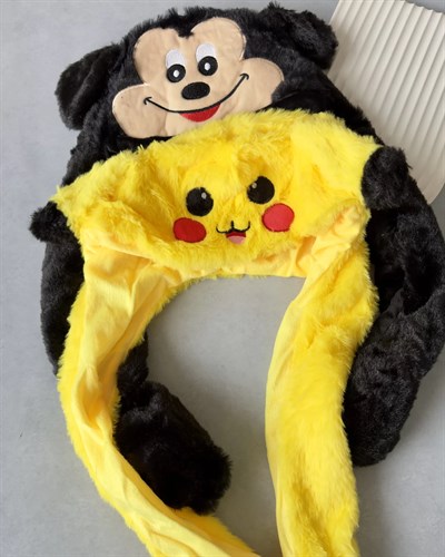 Minnie & Pikaçu Işıklı Hareketli Kulaklı Şapka