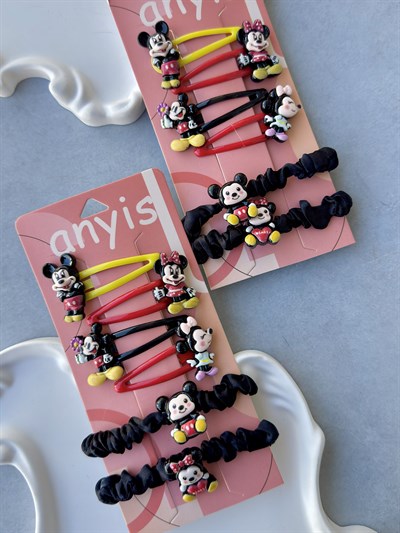 Minnie 6lı Lastik Çıtçıt Toka