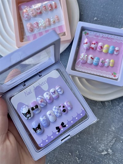 3 Boyutlu Kuromi My Melody Yapışkanlı Tırnak