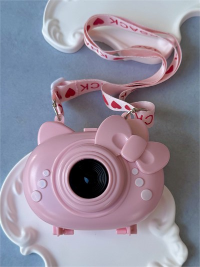 Hello Kitty Fotoğraf Makinalı Lastikli Çanta