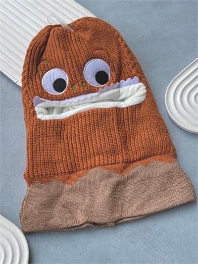 Kahve Dinozor Balaclava