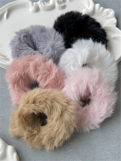 Tüylü Peluş Simit Toka