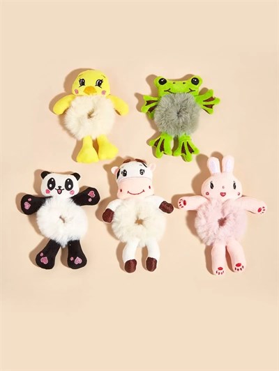 Peluş Topuz Tokası