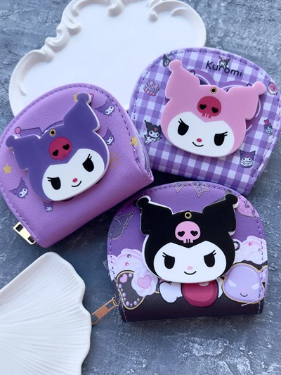 Kuromi Aynalı Para Cüzdanı