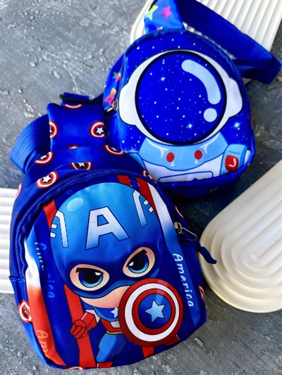 Süper Kahramanlar Erkek Çocuk Yan Çanta