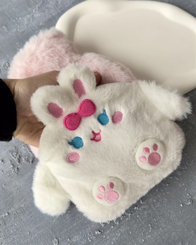 Peluş Tavşan Desenli Sıcak Su Torbası