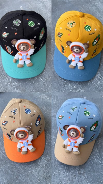 Astronot Teddy Erkek Çocuk Şapka