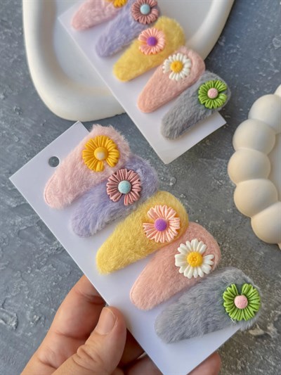 Papatya Peluş 5’li Klips