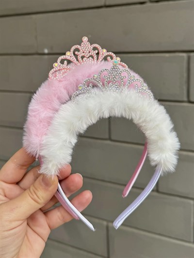 Prenses Tacı Tüylü Taç