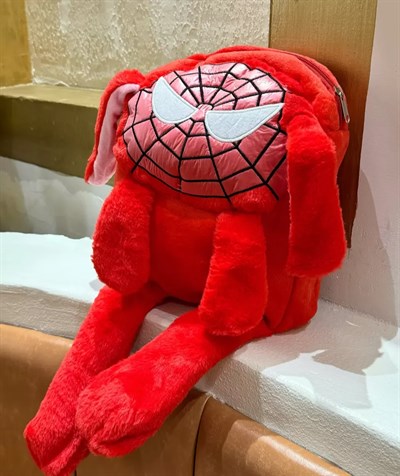 Işıklı Hareketli Spiderman Peluş Çanta