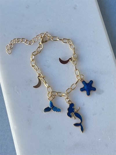 Sallantılı Deniz Temalı Charm Bileklik