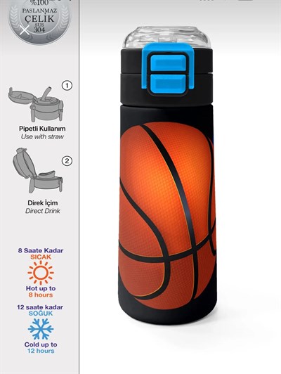 Coral High Basket Desenli suluk(600 ml)