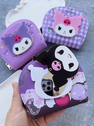 Kuromi Aynalı Para Cüzdanı