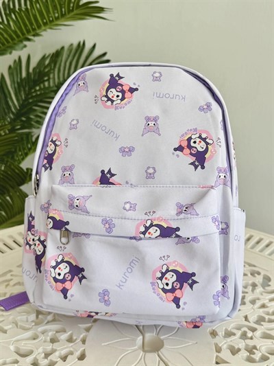 Kuromi Okul Çantası  Sade Desen 