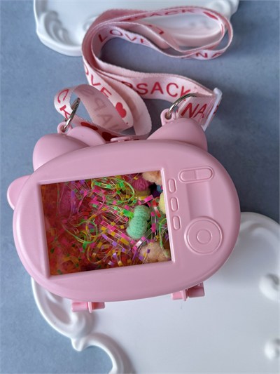 Hello Kitty Fotoğraf Makinalı Lastikli Çanta