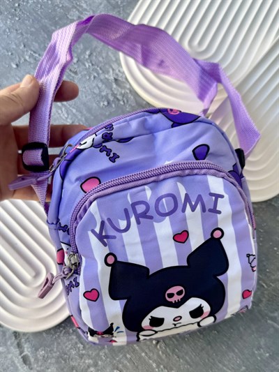 Kuromi 2 Bölmeli Askılı Çanta