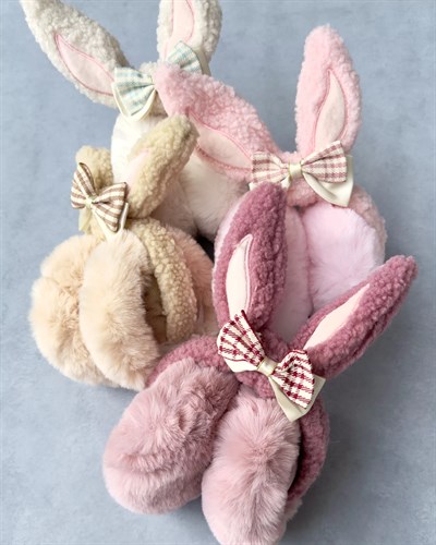 Peluş Katlanabilen Tavşan Kulaklık