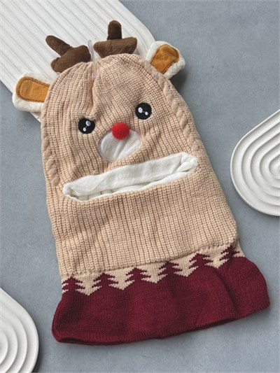 Krem Geyik Balaclava