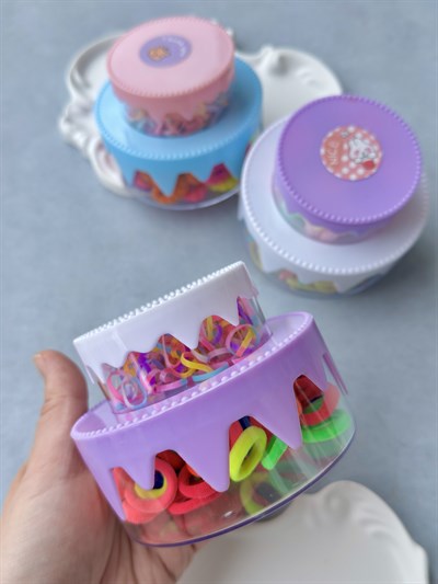 İki Katlı Pasta Kutulu Paket Toka