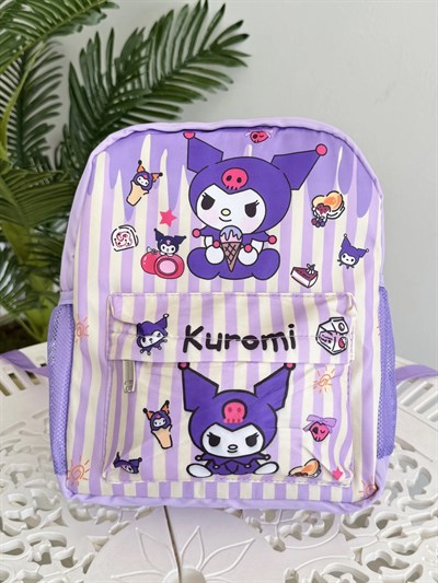 Kuromi Okul Çantası Dondurma Desen