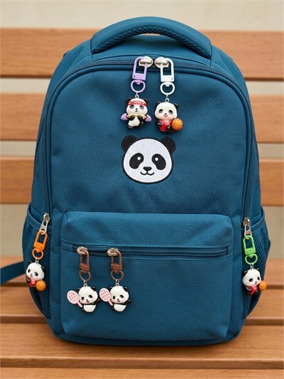 Panda 6Lı Çanta Fermuar Süsü