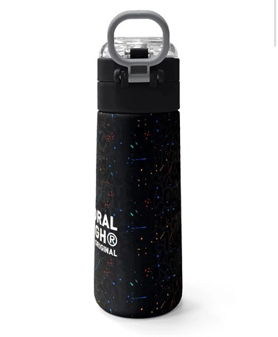 Coral High Basketbol Desenli Pipetli ve Direk İçimli 500 ml Suluk