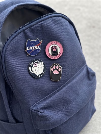 Catsa&Kedi Temalı 4Lü Rozet Seti
