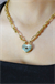 KALP KİLİT KOLYE 14 AYAR A057738