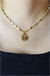 KALPLİ DORİKA ZİNCİR KİLİT KOLYE 14 AYAR A051683